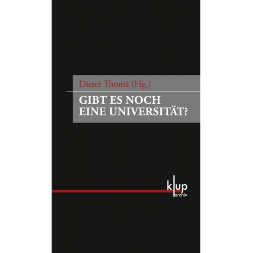 Gibt es noch eine Universität?