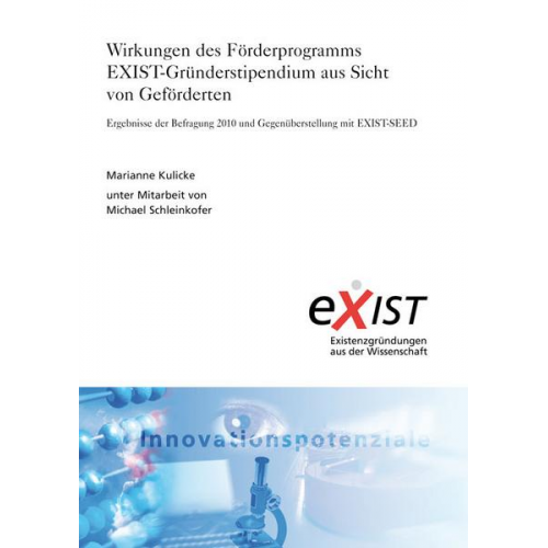 Marianne Kulicke & Michael Schleinkofer - Wirkungen des Förderprogramms EXIST-Gründerstipendium aus Sicht von Geförderten.