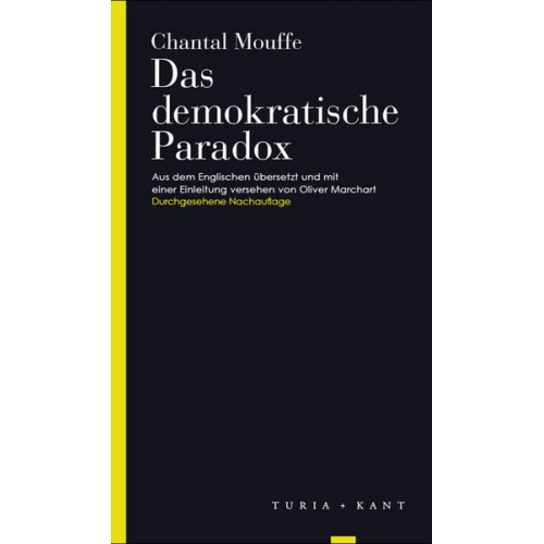 Chantal Mouffe - Das demokratische Paradox