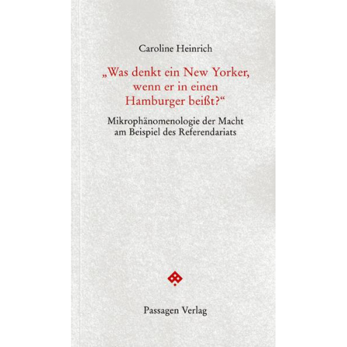 Caroline Heinrich - Was denkt ein New Yorker, wenn er in einen Hamburger beißt?