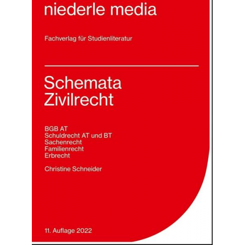 Christine Schneider - Schemata Zivilrecht - Karteikarten - 2022