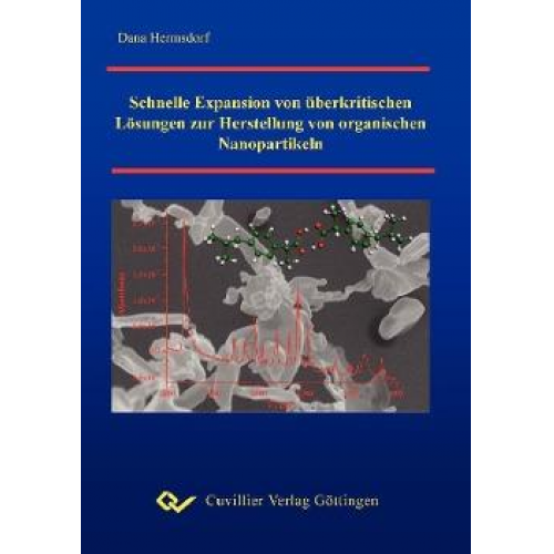 Dana Hermsdorf - Schnelle Expansion von überkritischen Lösungen zur Herstellung von organischen Nanopartikeln