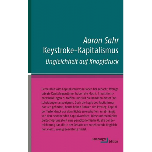 Aaron Sahr - Keystroke-Kapitalismus