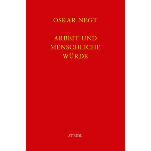 Oskar Negt - Werkausgabe Bd. 13 / Arbeit und menschliche Würde