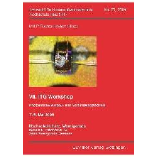 Ulrich H Fischer-Hirchert - VII. ITG-Workshop Photonische Aufbau- und Verbindungstechnik