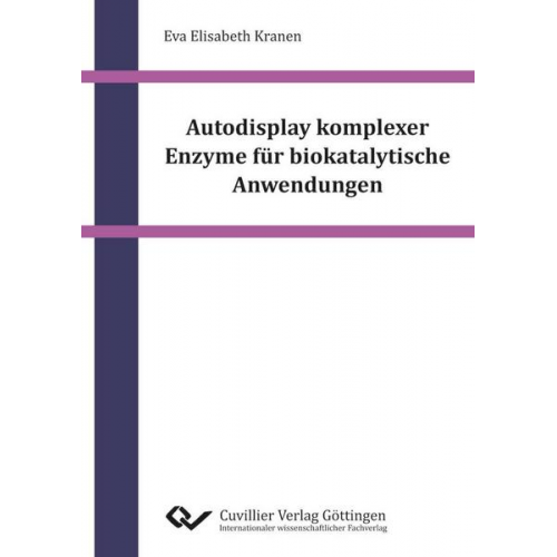 Eva Kranen - Autodisplay komplexer Enzyme für biokatalytische Anwendungen