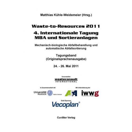 Matthias Kühle-Weidemeier - Waste-to-Resources 2011 - 4. Internationale Tagung MBA und Sortieranlagen