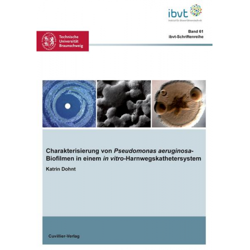 Katrin Dohnt - Charakterisierung von Pseudomonas aeruginosa-Biofilmen in einem in vitro-Harnwegskathetersystem