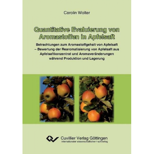 Carolin Wolter - Quantitative Evaluierung von Aromastoffen in Apfelsaft