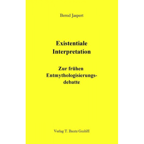 Bernd Jaspert - Existentiale Interpretation