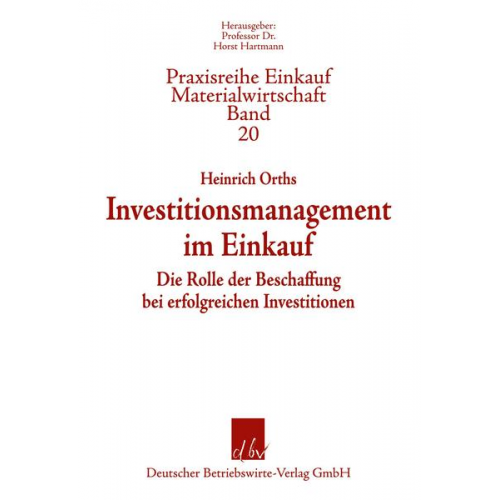 Heinrich Orths - Investitionsmanagement im Einkauf.