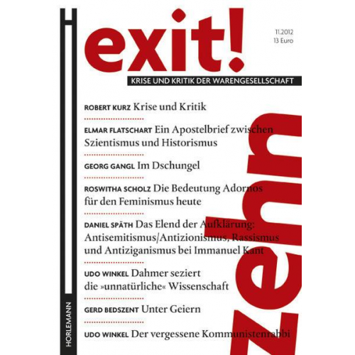 Elmar Flatschart & Robert Kurz & Roswitha Scholz - Exit! 10