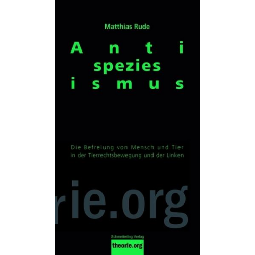 Matthias Rude - Antispeziesismus