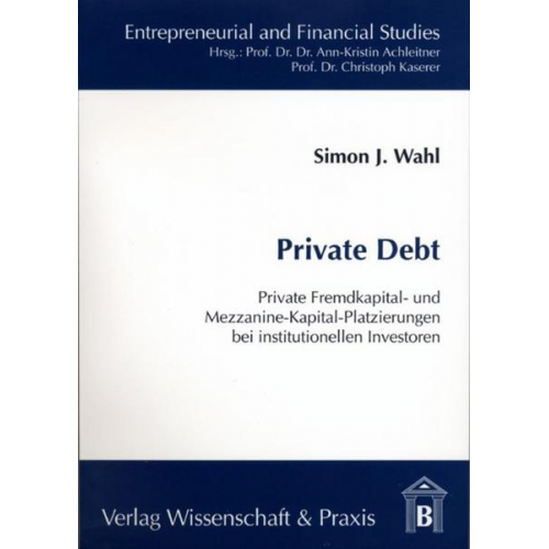 Simon Wahl - Private Debt.