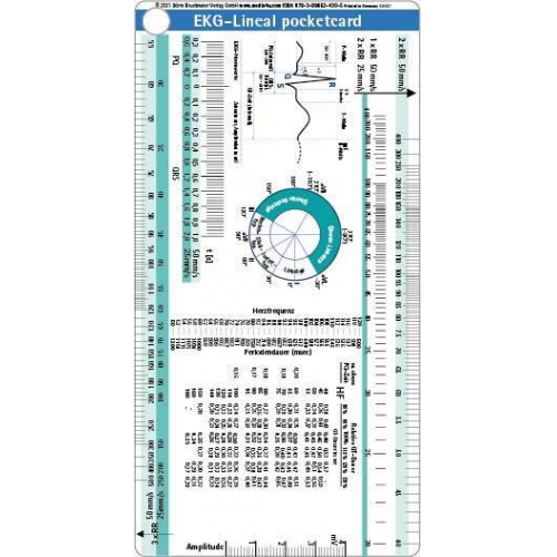 Börm Bruckmeier Verlag GmbH - EKG-Lineal pocketcard