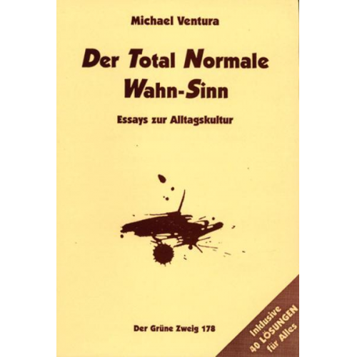 Michael Ventura - Der total normale Wahn-Sinn