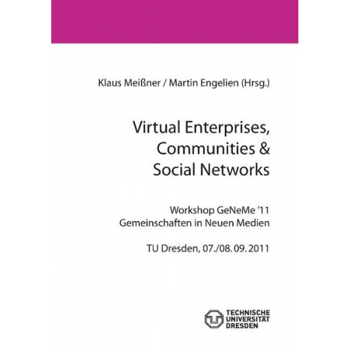 Virtual Enterprises, Communities & Social Networks