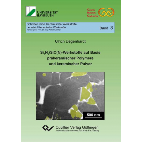 Ulrich Degenhardt - Si3N4/SiC(N)-Werkstoffe auf Basis präkeramischer Polymere und keramischer Pulver