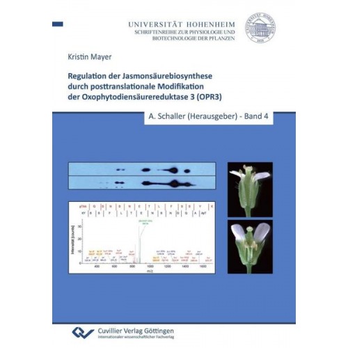 Kristin Mayer - Regulation der Jasmonsäurebiosynthese durch posttranslationale Modifikation der Oxophytodiensäurereduktase 3 (OPR3)