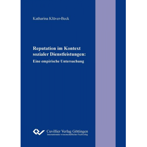 Katharina Klüver-Beck - Reputation im Kontext sozialer Dienstleistungen