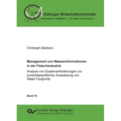 Christoph Beckers - Management von Wasserinformationen in der Fleischindustrie