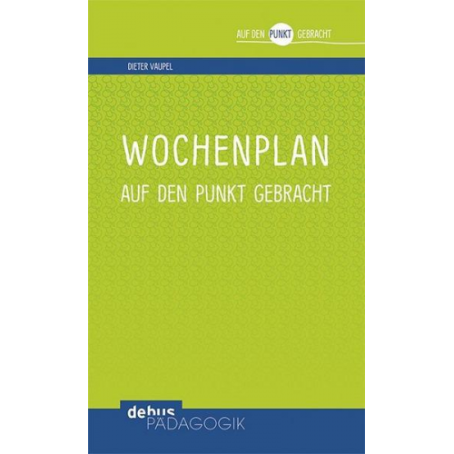 Dieter Vaupel - Wochenplan