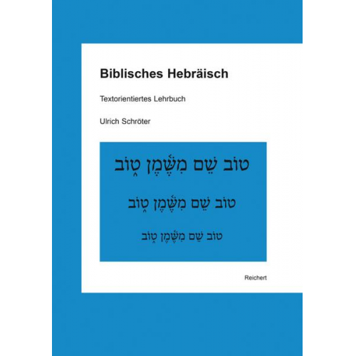 Ulrich Schröter - Biblisches Hebräisch