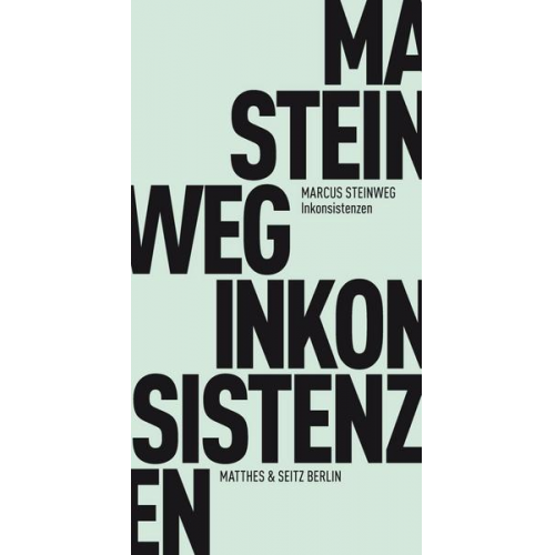 Marcus Steinweg - Inkonsistenzen