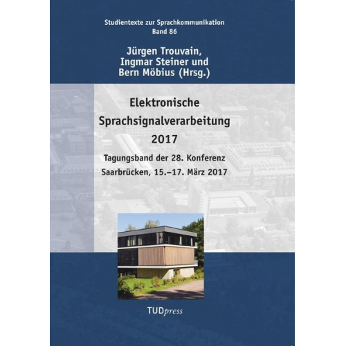 Ingmar Steiner & Bernd Möbius - Elektronische Sprachsignalverarbeitung 2017