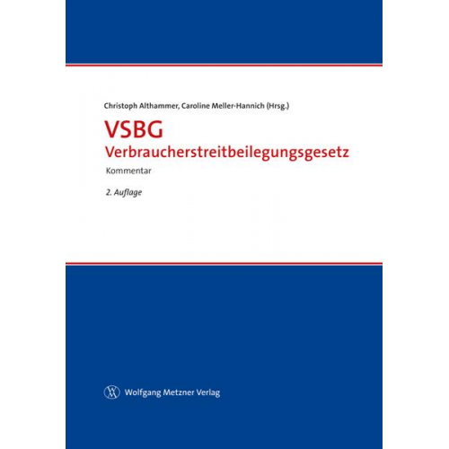 VSBG Verbraucherstreitbeilegungsgesetz