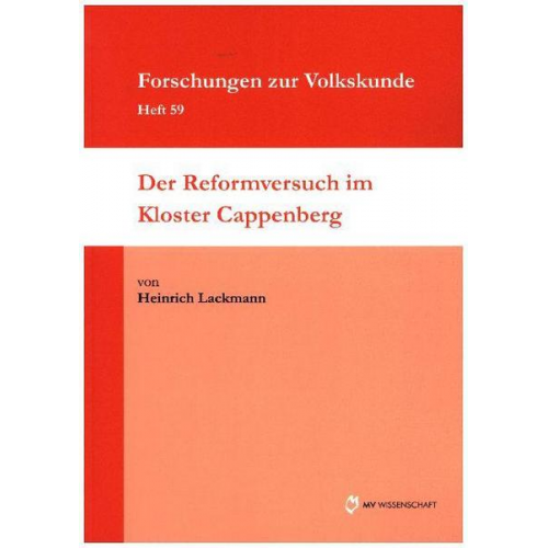 Heinrich Lackmann - Der Reformversuch im Kloster Cappenberg