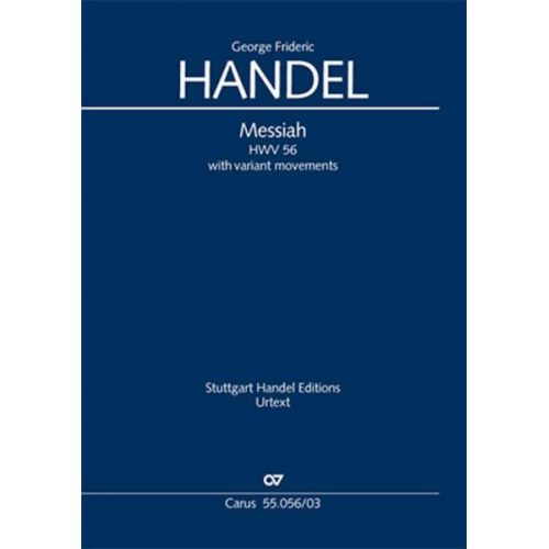 Georg Friedrich Händel - Messiah (Klavierauszug englisch)