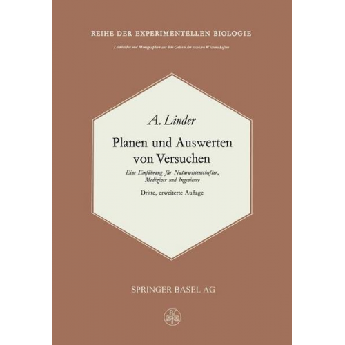 A. Linder - Planen und Auswerten von Versuchen