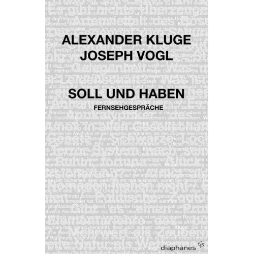 Joseph Vogl & Alexander Kluge - Soll und Haben