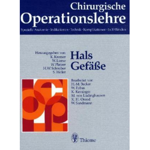 Werner Platzer & Karl Kremer - Chirurgische Operationslehre.