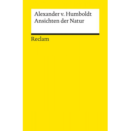 Alexander Humboldt - Ansichten der Natur