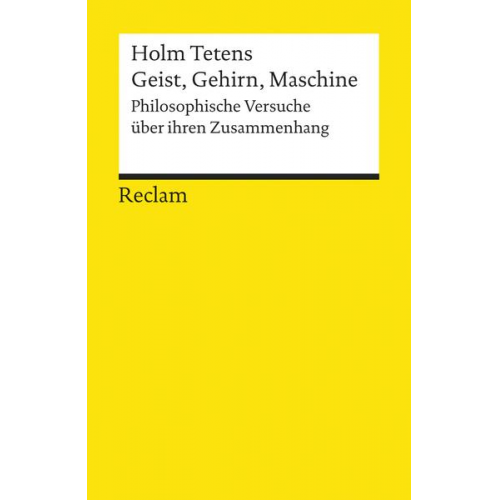 Holm Tetens - Geist, Gehirn, Maschine