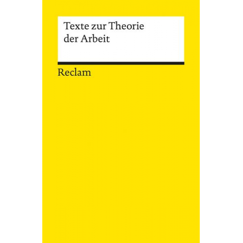 Jens Grimstein & Timo Skrandies & Urs Urban - Texte zur Theorie der Arbeit