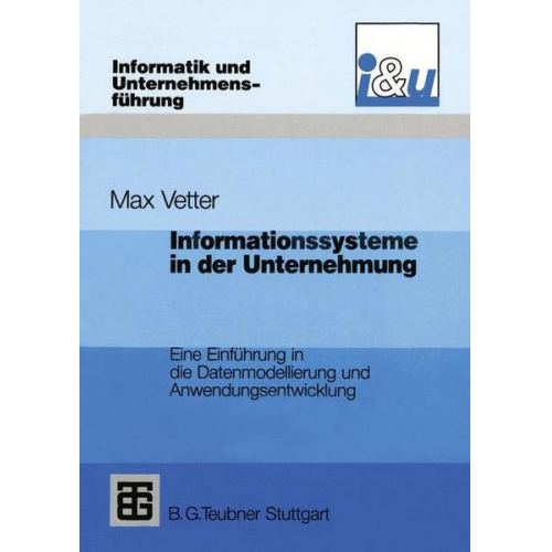 Max Vetter - Informationssysteme in der Unternehmung