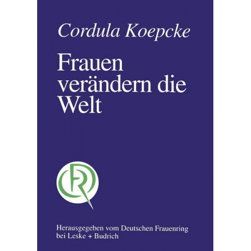 Cordula Koepcke - Frauen verändern die Welt