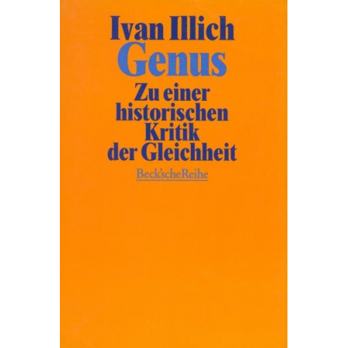 Ivan Illich - Genus