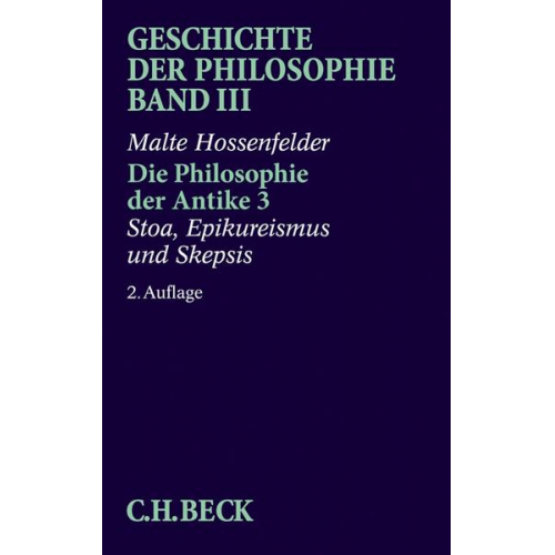 Malte Hossenfelder - Geschichte der Philosophie.