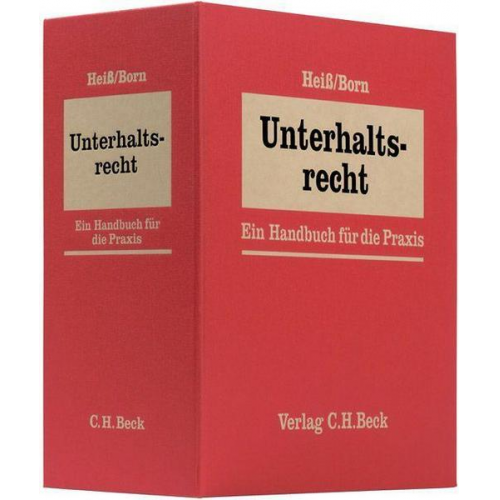 Beate Heiss & Winfried Born - Unterhaltsrecht