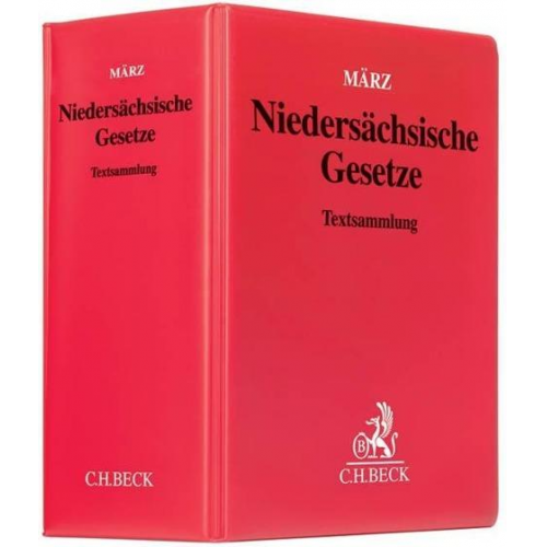 Gert März & Wolfgang Hübner - Niedersächsische Gesetze (ohne Fortsetzungsnotierung). Inkl. 98. Ergänzungslieferung