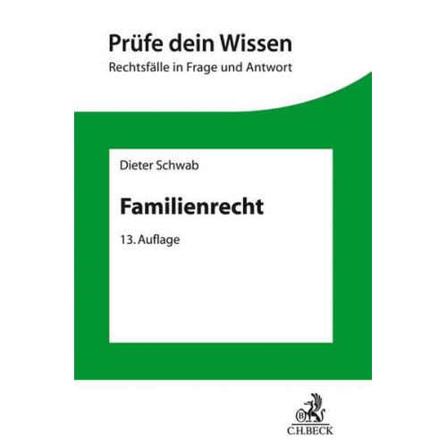 Dieter Schwab & Günther Beitzke - Familienrecht