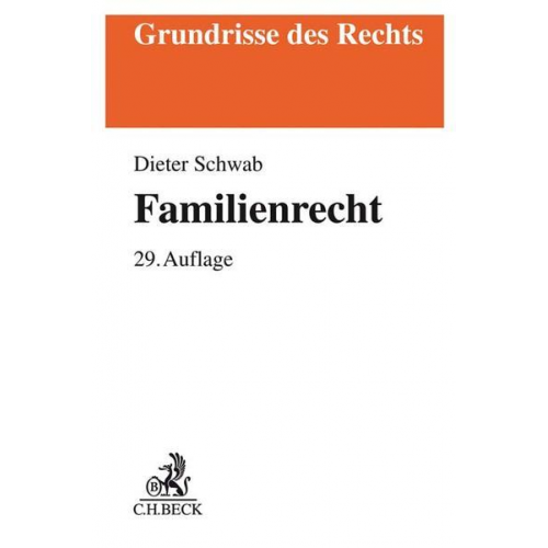 Dieter Schwab - Familienrecht