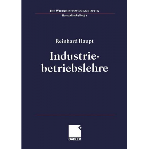 Reinhard Haupt - Industriebetriebslehre. Einführung