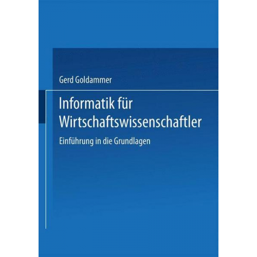 Gerd Goldammer - Informatik für Wirtschaft und Verwaltung