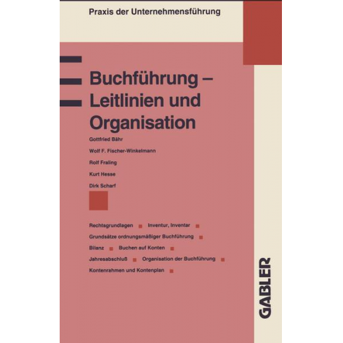 Wolf F. u.a. Fischer-Winkelmann - Buchführung — Leitlinien und Organisation