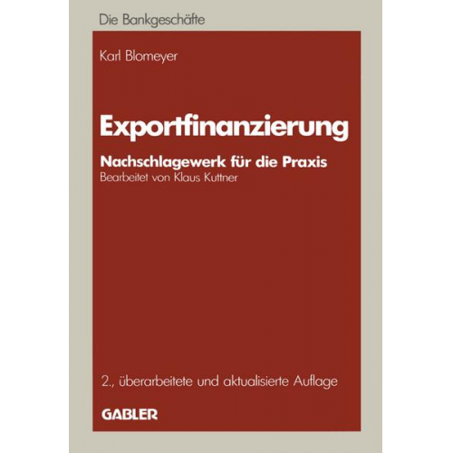 Karl Blomeyer - Exportfinanzierung